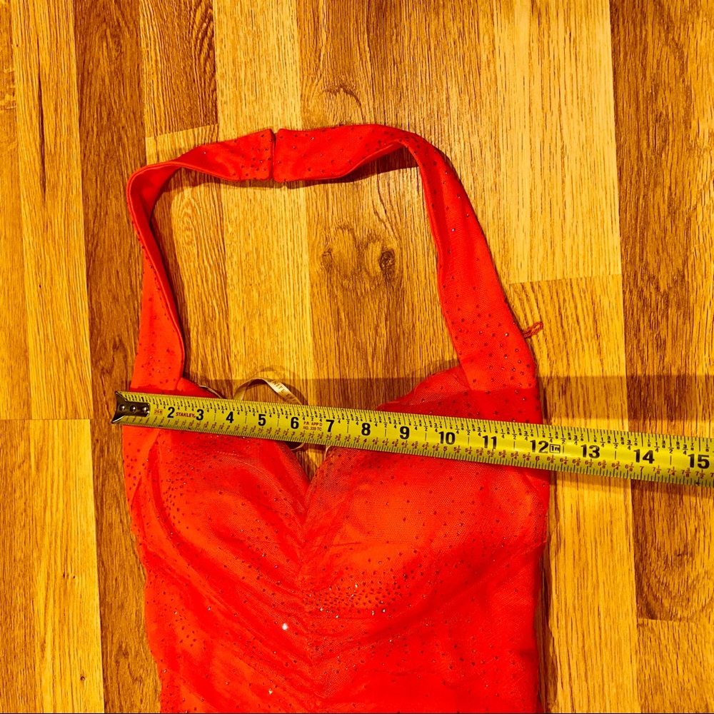 Ignite Evenings Size 2 Coral Color Prom Dress - Picture 11 of 15